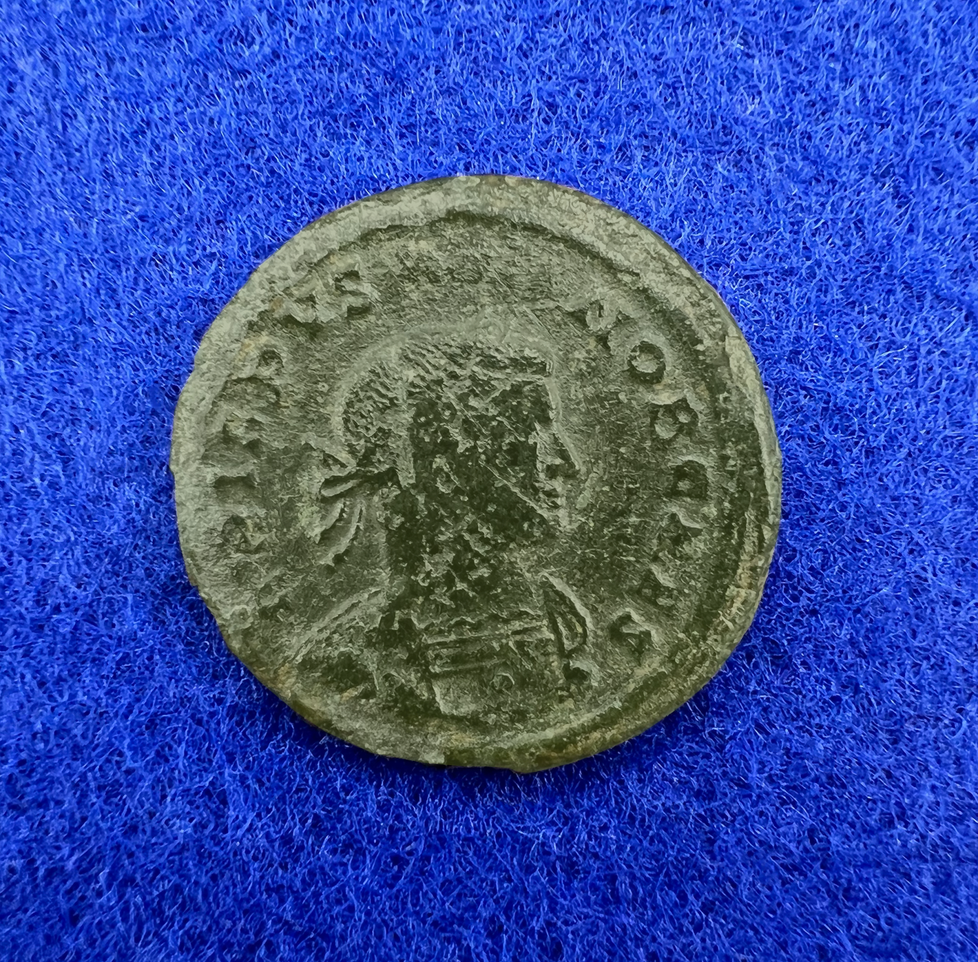 Crispus 321AD Roman Coin Obverse