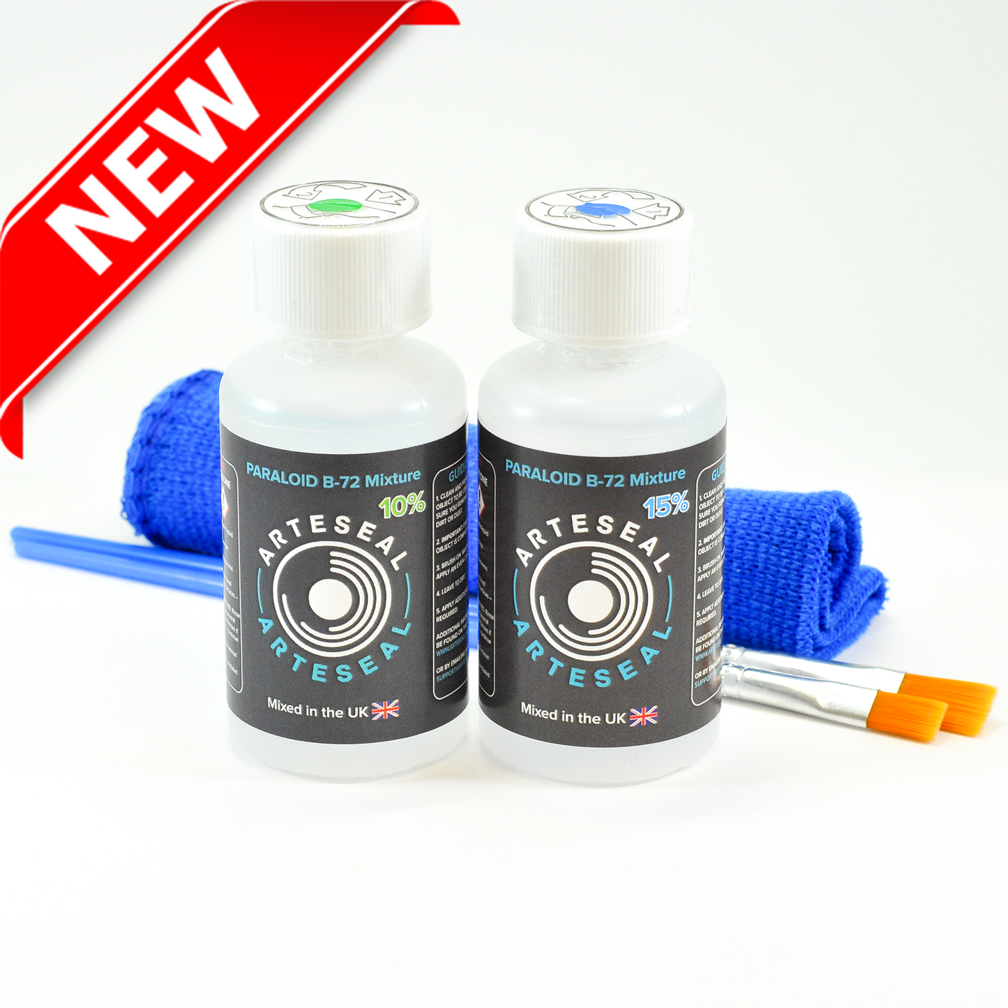 Paraloid™ B-72 (Twin Pack) 2 x 50ml (10% & 15% Concentration)