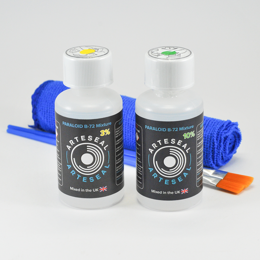 Paraloid™ B-72 (Twin Pack) 2 x 50ml (3% & 10% Concentration)