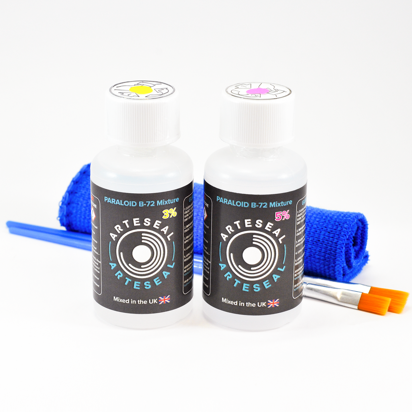 Paraloid™ B-72 (Twin Pack) 2 x 50ml (3% & 5% Concentration)