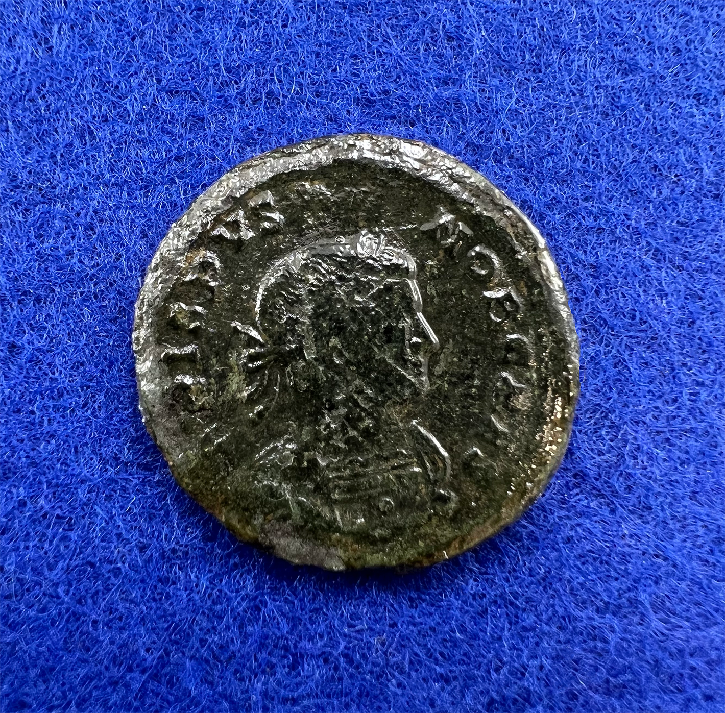 Crispus 321AD Roman Coin Obverse