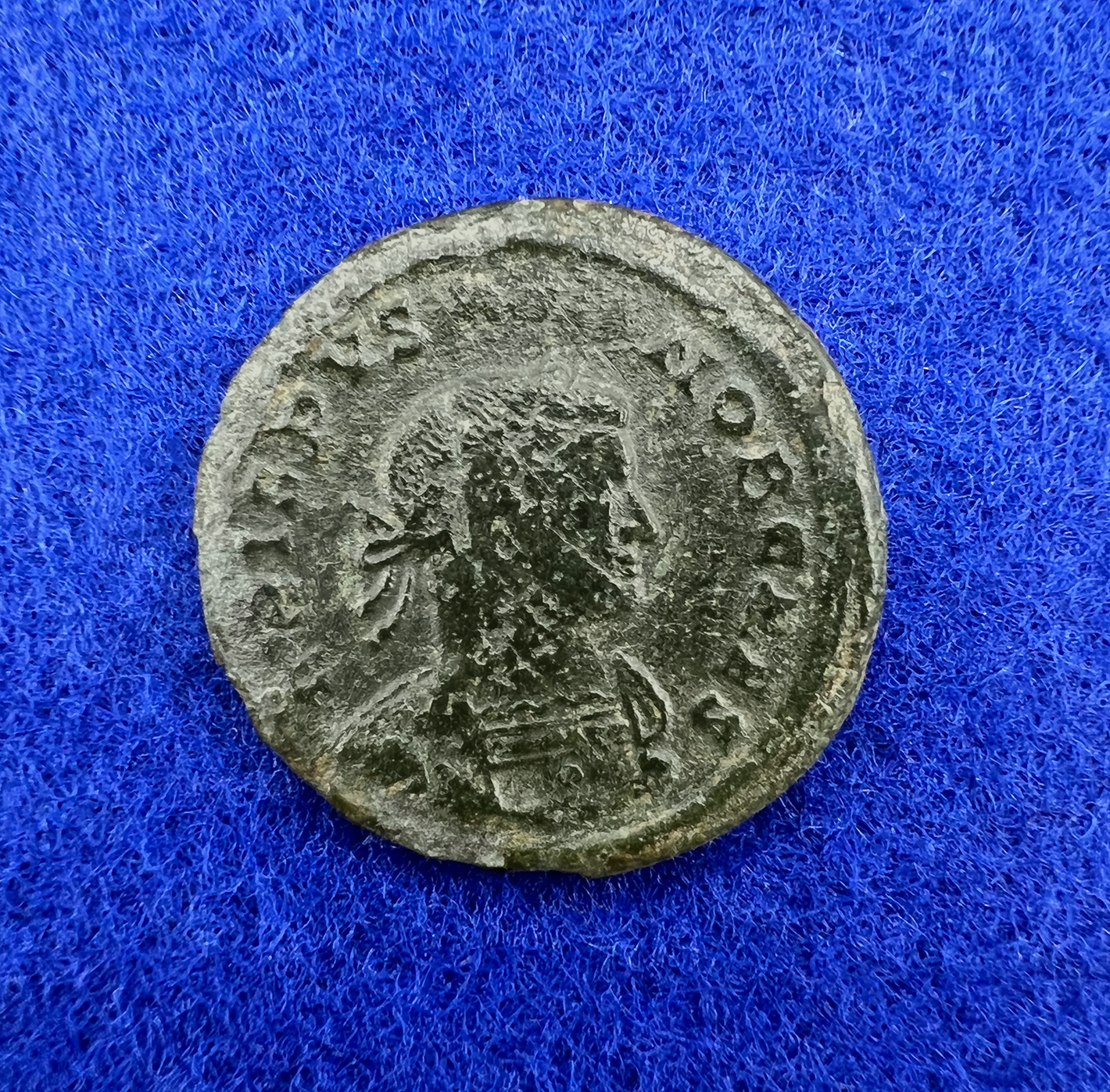 Crispus 321AD Roman Coin Obverse