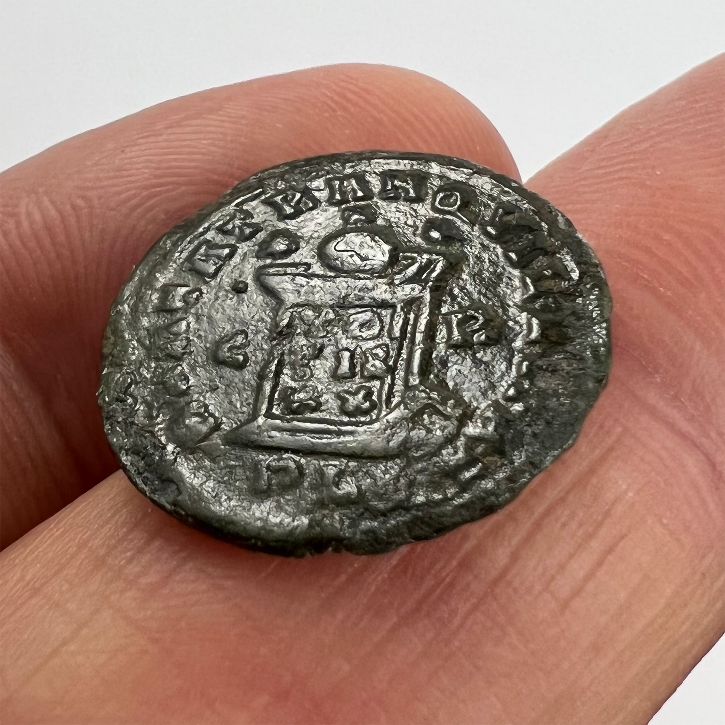 Crispus 321AD Roman Coin Reverse Coated