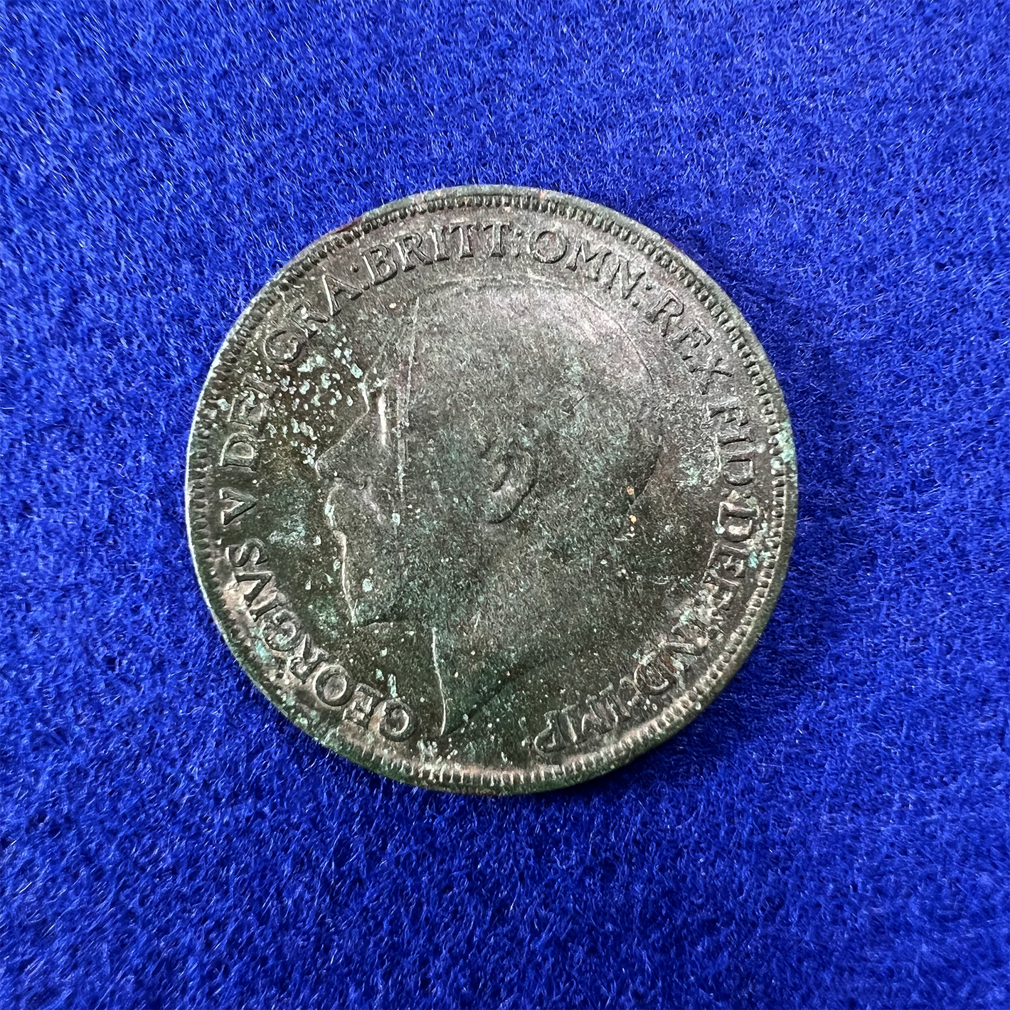 Uncoated George V Penny